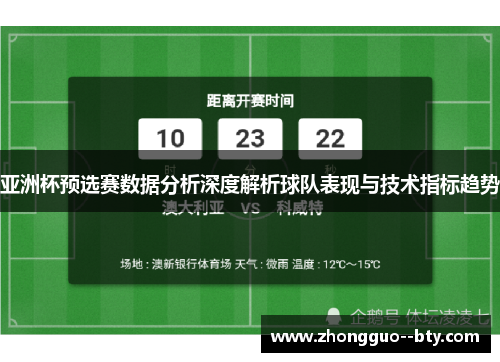 亚洲杯预选赛数据分析深度解析球队表现与技术指标趋势